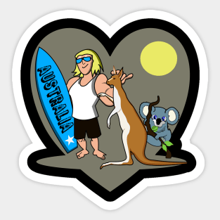 Love Australia Sticker